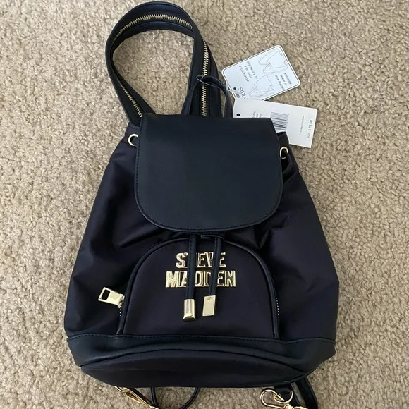 Steve Madden Bcyrus Backpack Steve Madden Black BCYRUS sling bag mini | Mercari main image 2